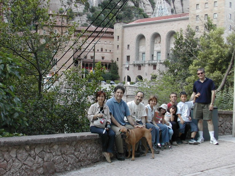 At Montserrat with Stephen Lagakos (2002)