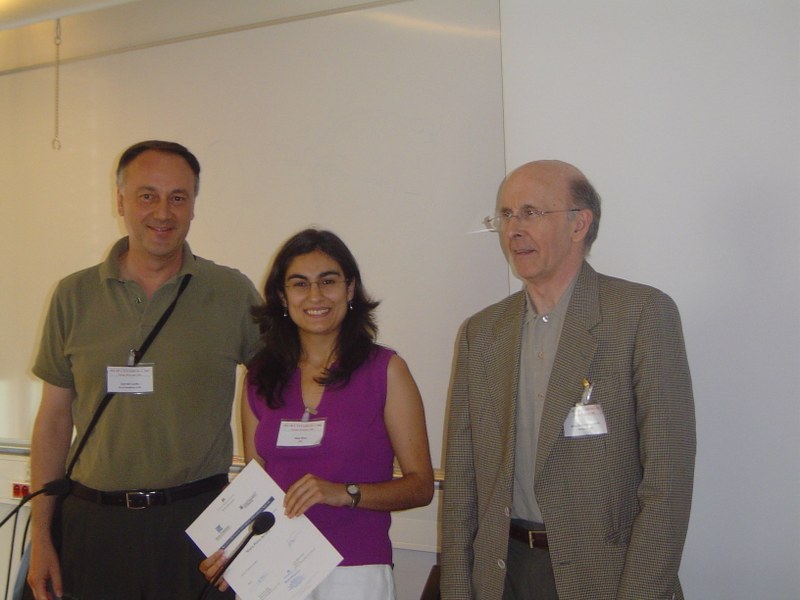 Student award for Núria Pérez (2005)